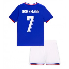 Frankreich Antoine Griezmann #7 Heimtrikot EM 2024 Kurzarm (+ kurze hosen)